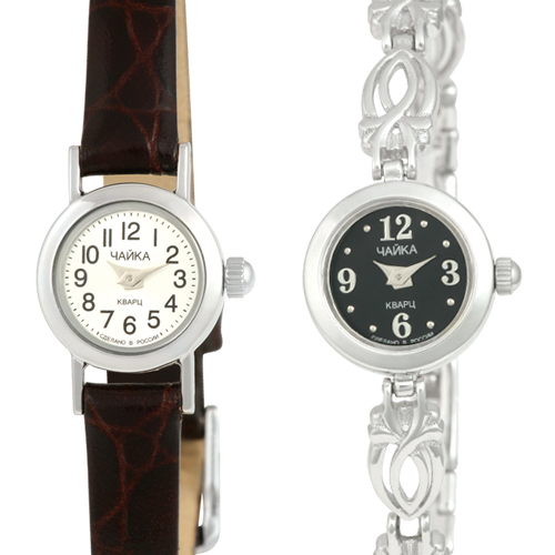 Фото женских серебряных часов