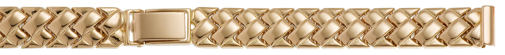 Фото золотого браслета 10 мм - артикул: 52225